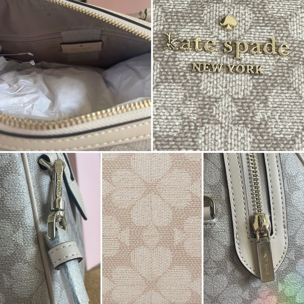Kate Spade Signature Spade Flower Large Dolly Duffle Crossbody KI831 - Picture 6 of 16